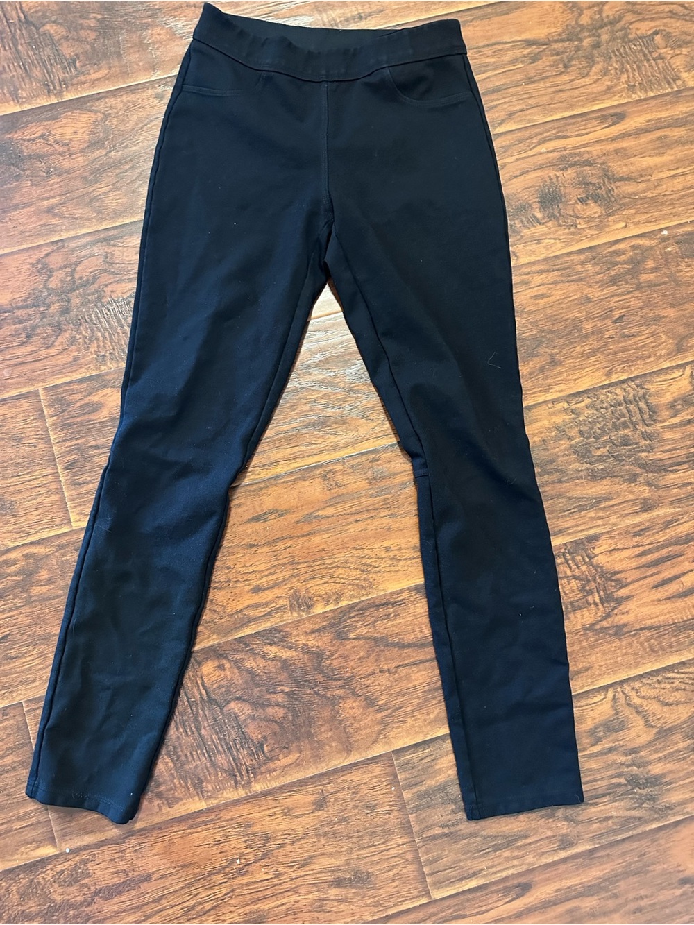 Max Studio Black Stretch Ponte Jeggings